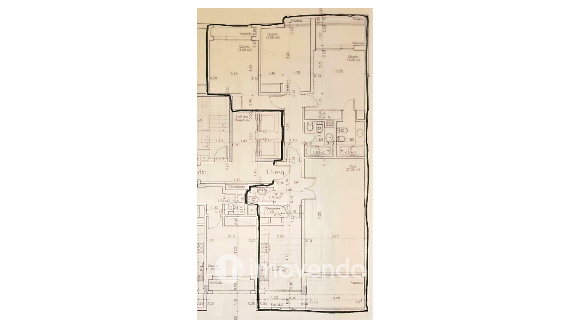 Apartamento T3, com estacionamento, em São Domingos de Rana
