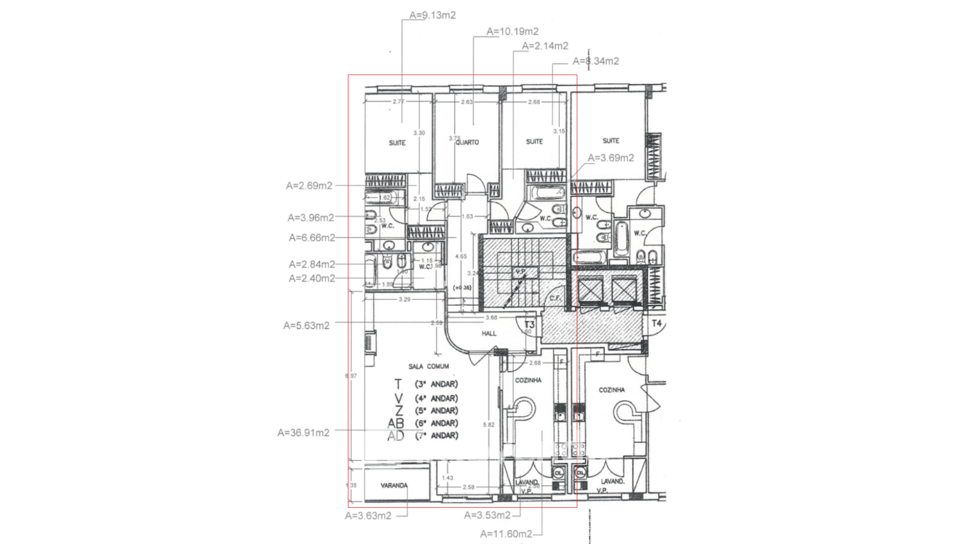 Apartamento T3 com áreas amplas e garagem, na Maia