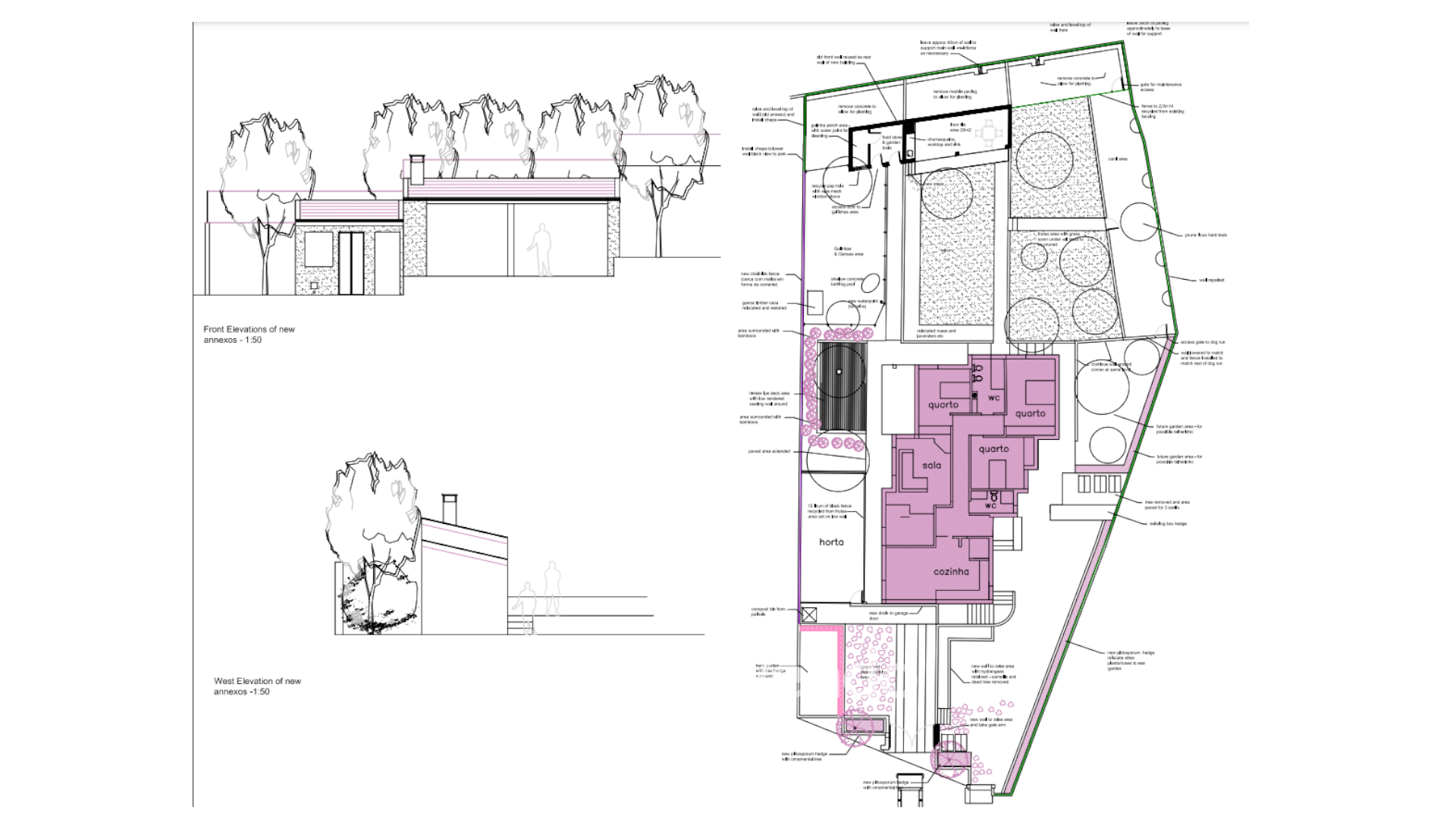 Moradia T3 mais Anexo T1 e Anexo T0 independentes, em Barcarena