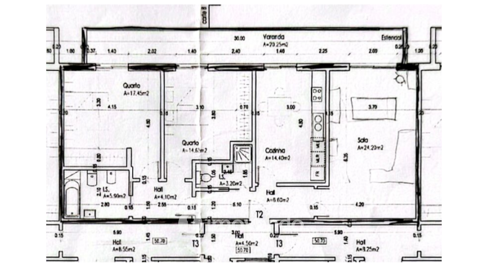 Apartamento T2 com estacionamento, na Urbanização Vale Flores