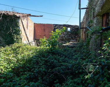 Conjunto de propriedades, junto do Rio Cávado
